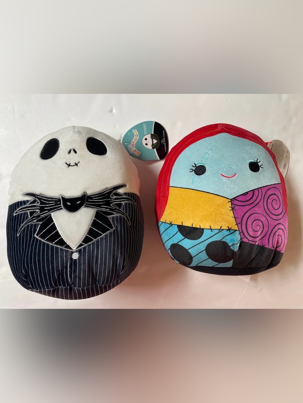 Squishmallows 8" Disney The Nightmare Before Christmas Sally& Jack Skellington